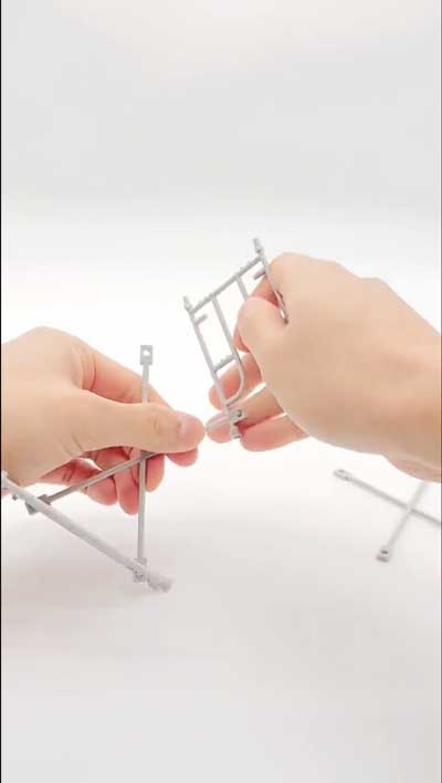 100均 ミニチュア 足場 縦横 連結