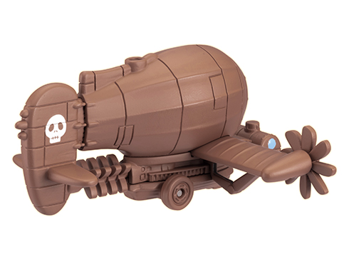 はしご階段や柵、鋲（びょう）などを細かく作り込み