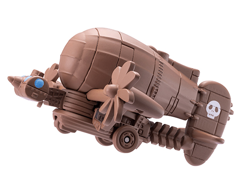 プロペラが回るアクション付き