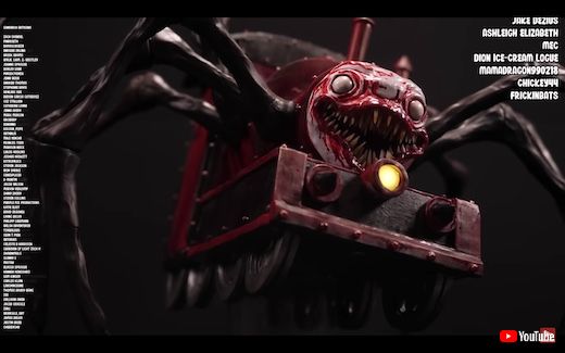 機関車トーマス 粘土 禍々しい 闇堕ち クリーチャー