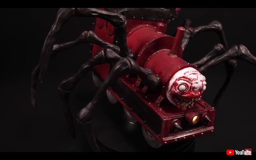 機関車トーマス 粘土 禍々しい 闇堕ち クリーチャー