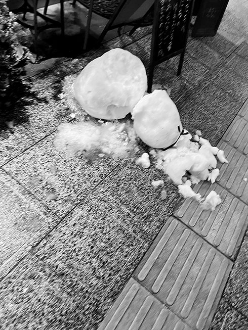 大人のほんきの雪だるま