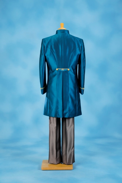 「塔の上のラプンツェル」をイメージしたタキシード（バック）の画像