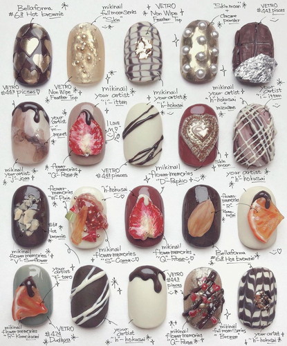 「チョコレートネイル」