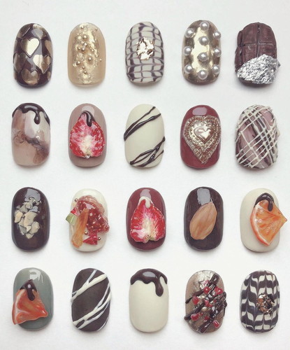 「チョコレートネイル」