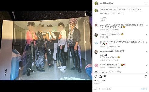 ピンク髪＆サングラスのヒロシ