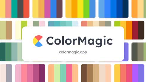 AI カラーパレット Webサービス ColorMagic 色選び イメージ 配色