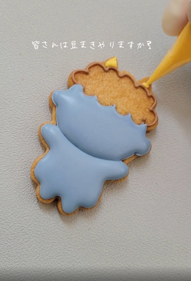アイシングクッキーで節分にぴったりな鬼を作成