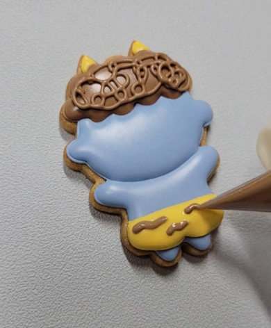 アイシングクッキーで節分にぴったりな鬼を作成