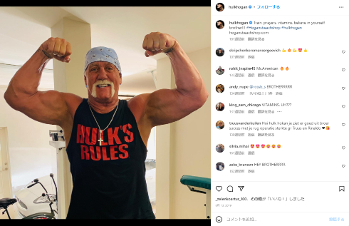 69歳のハルク・ホーガン