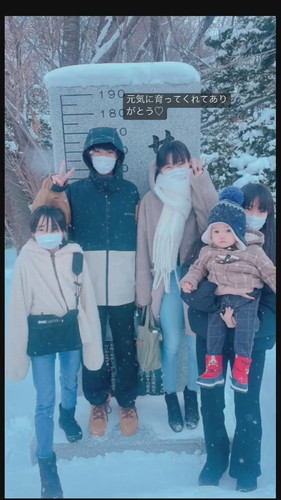 毎年恒例の家族写真