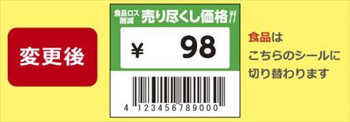 ユニー おつとめ品シール 廃止 変更後