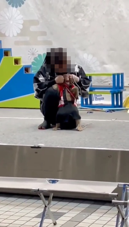 猿まわしで有名な「日光さる軍団」で、女性芸人が猿を虐待しているとされる動画が物議を醸している件について、運営元のおさるランドの公式サイトに謝罪文が掲載されました