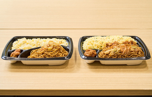 ローソン・盛りすぎキャンペーン・炒飯＆焼そば弁当比較