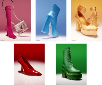 シューズやバッグでセーラー戦士のイメージを華やかに表現