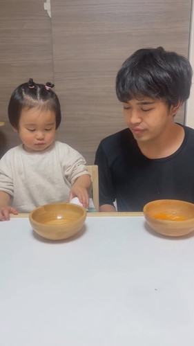 初めての卵割り