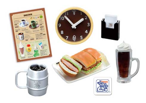 コメダ珈琲店 ミニチュア リーメント フィギュア