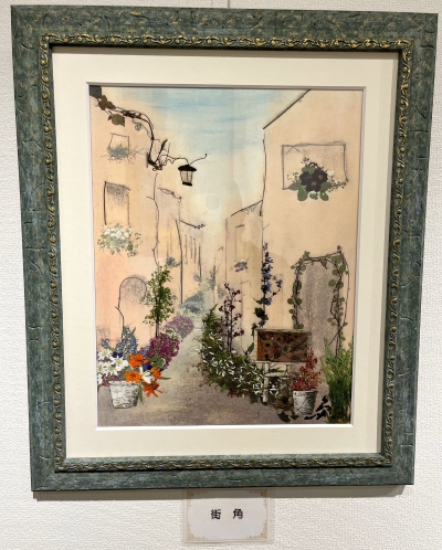 押し花アート　絵画 まるで絵画のような華麗な押し花アート額 母の日ギフトにも