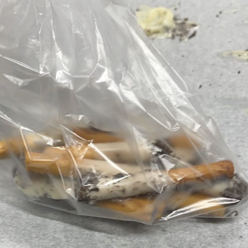 吸い殻チョコ