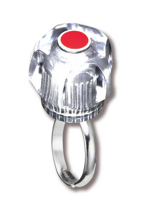 蛇口 クリスタルハンドル ミニチュア 指輪 回る 水栓 リング カプセルトイ