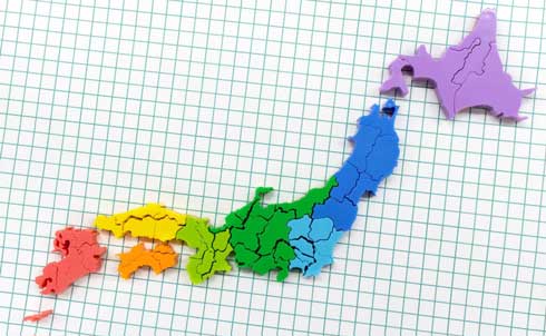 都道府県のはんこ カプセルトイ 日本列島 TAMA-KYU