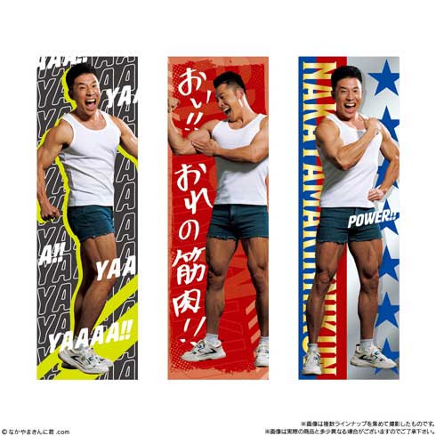 なかやまきんに君 たんぱく質入りチョコBAAAAR!! チョコバー ステッカー バンダイ