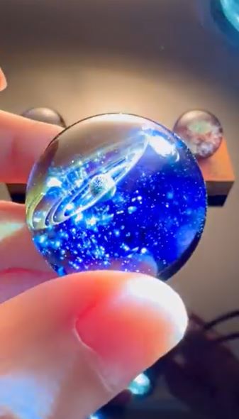 ガラス 宇宙 ライト