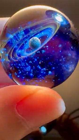 ガラス 宇宙 ライト