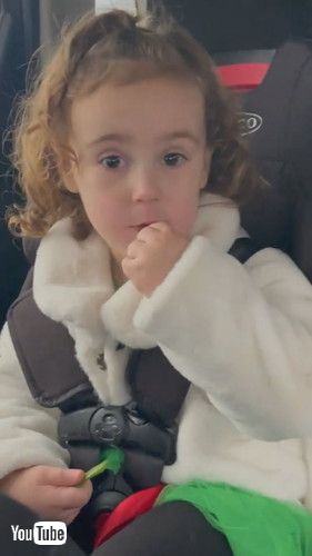 「Child Opens Christmas Veggie Tray Early || ViralHog」