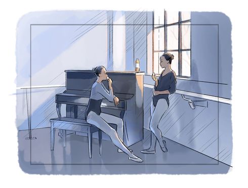 2008年放送の「食べよ、妹」CMイメージイラスト