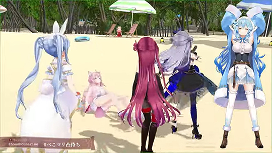 宝鐘マリン　兎田ぺこら　ぺこマリ　3D凸待ち　mocopi