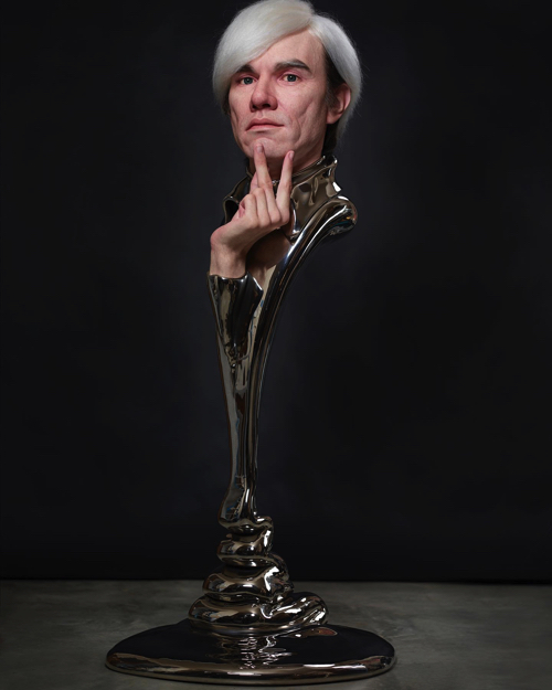 リアルな肖像彫刻