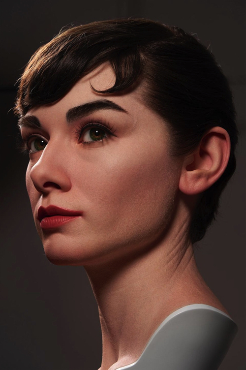 リアルな肖像彫刻