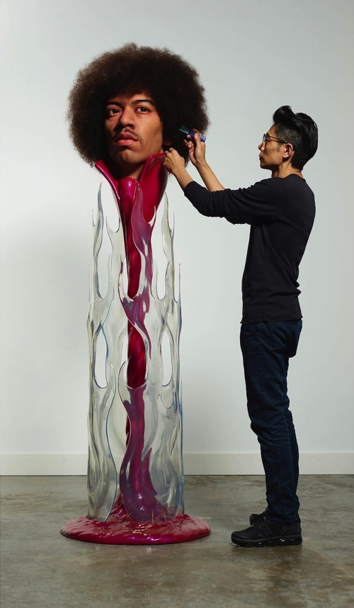 リアルな肖像彫刻