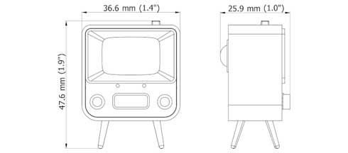 ミニチュア テレビ TinyTV 2 Mini クラウドファンディング CAMPFIRE