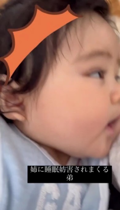 寝起きで天使の笑顔