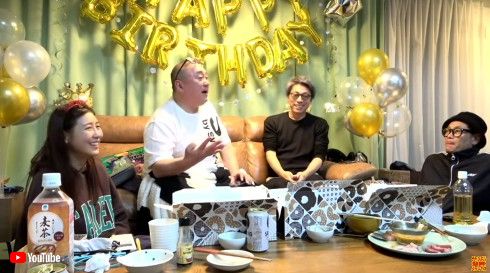 山本圭壱の誕生日に集合した軍団山本メンバー