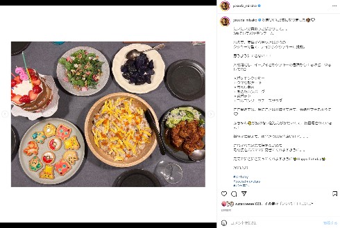 安田美沙子の次男が3歳の誕生日