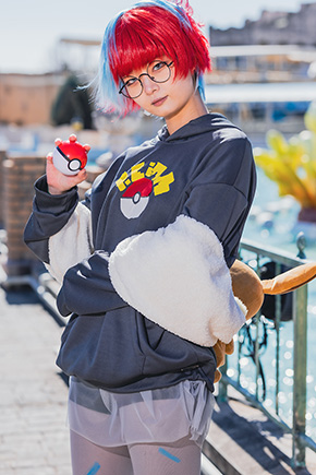 絵鳩はなの「ポケットモンスター スカーレット・バイオレット」ボタン