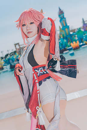 蟹nyanの「原神」八重神子