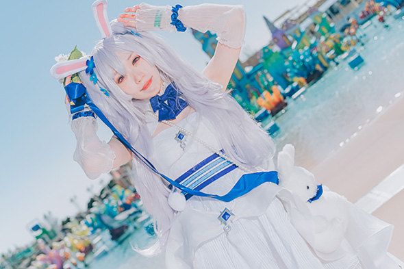 月詠乃愛の「アズールレーン」ラフィー（ケッコン衣装）