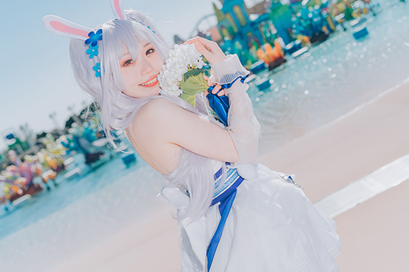 月詠乃愛の「アズールレーン」ラフィー（ケッコン衣装）