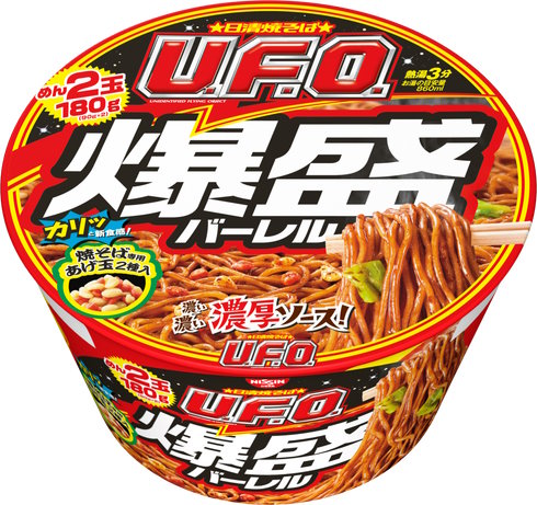 日清焼そばU.F.O. 爆盛バーレル