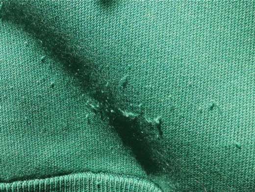 ほつれ補修針 ビフォーアフター 洋服 ほつれ 補修 便利