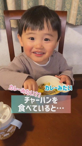 「チャーハンを食べていると…」
