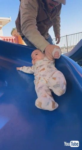 「Man Hits Head On Slide At Party || ViralHog」