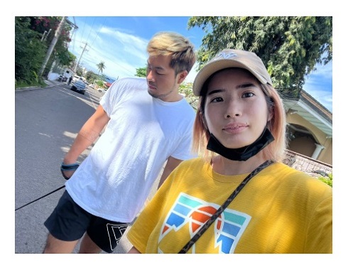 デング熱で入院していたでっぱりんと夫のヤス