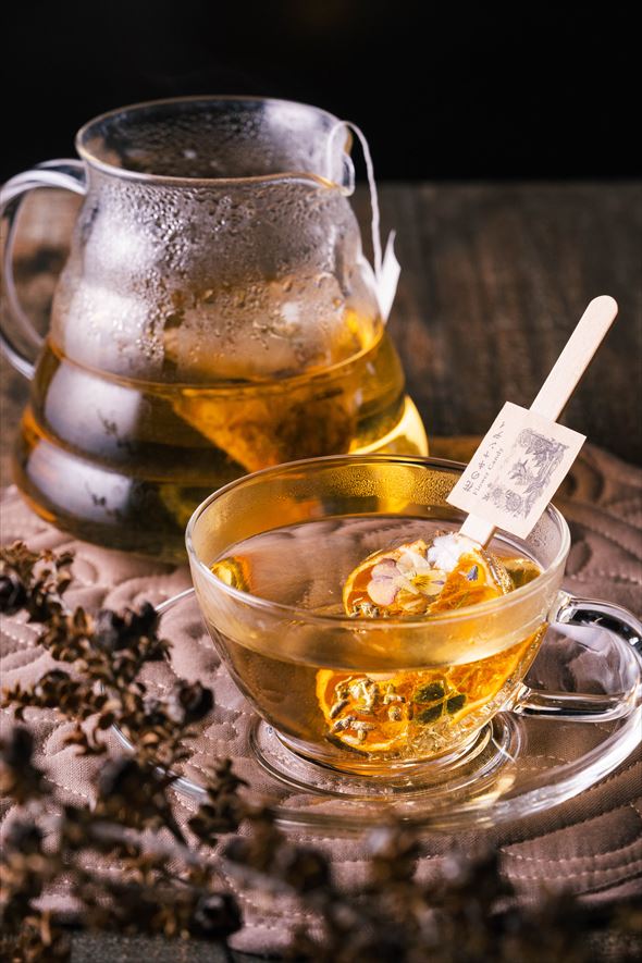 花 キャンディ 紅茶