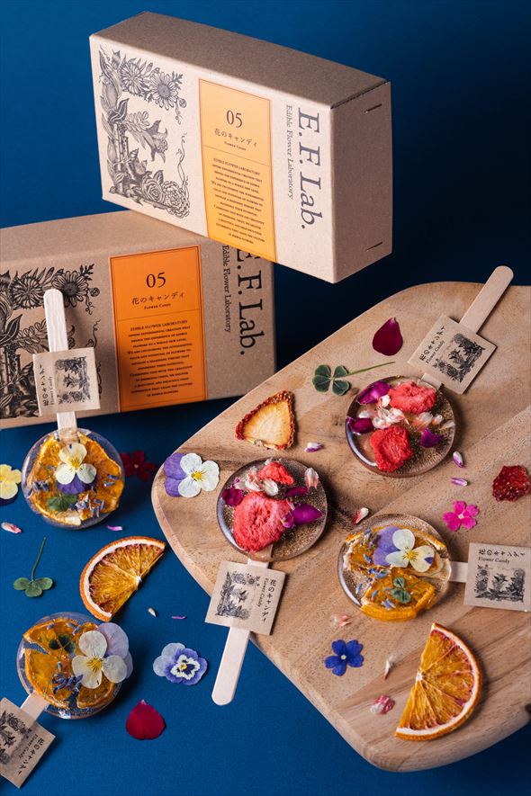 花 キャンディ 紅茶