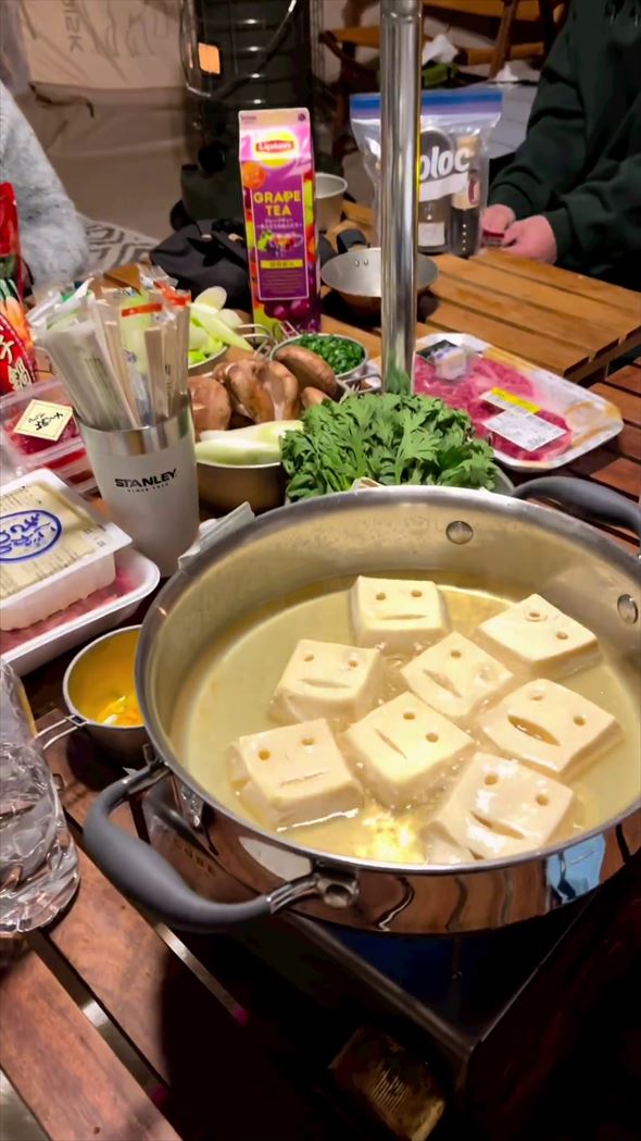 豆腐 キャンプ